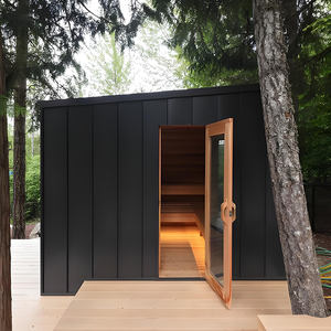 Estufa eléctrica de 2-4 personas y funciones de lámpara terapéutica Sala de sauna Cader roja de alta calidad - Product Image 4