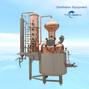 Food Grade 300L-1000L Alcohol Distiller Small Commercial Moonshine Still for Sale Certified Food Grade 300L-1000L Moonshine Stil - Product Image 1