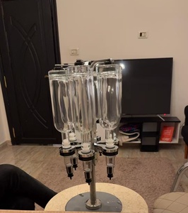 370 hoặc 500ml có thể được xoay Thiết kế 6 đầu nước hoa thanh toàn bộ cửa hàng nước hoa hiển thị đứng 6 chai nước hoa Máy bán hàng tự động - Product Image 1