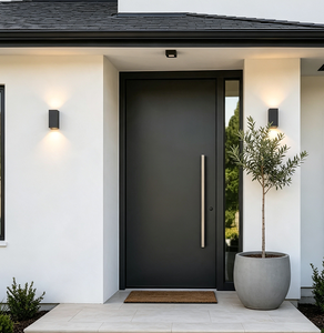 Qifan minimalist Steel Security Door Interior Side Opening Finished Surface Sound Insulation Office Building Use - Product Image 3