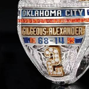 Nuevo Anillo <span class=keywords><strong>de</strong></span> Campeonato <span class=keywords><strong>de</strong></span> Baloncesto Thunder MVP 2025, Exquisito Anillo <span class=keywords><strong>de</strong></span> Moda <span class=keywords><strong>de</strong></span> Estilo <span class=keywords><strong>Oficial</strong></span>, Colección Conmemorativa para Fiestas - Product Image 3