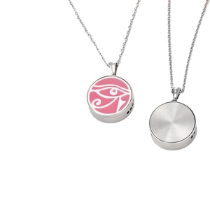 Stainless Steel Classic Essential Oil Diffuser <b>Locket</b> Aromatherapy Pendant - Product Image 1