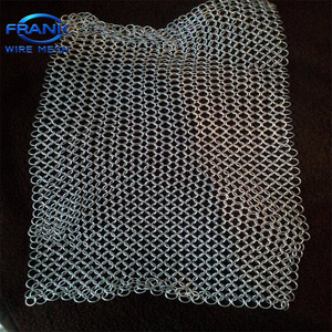 Tissu en maille métallique créatif pour le bricolage, feuille <span class=keywords><strong>de</strong></span> maille tissée en acier inoxydable pour la fabrication <span class=keywords><strong>de</strong></span> sacs à chaîne et sacs à main personnalisés - Product Image 5