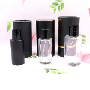 Luxe Glazen Parfumfles 50Ml Navulbare Lege Parfumflesjes 30Ml 50Ml 100Ml Parfumfles Met Doosverpakking