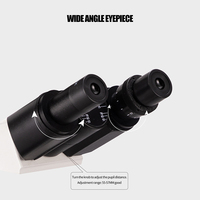 High Precision LED Specimen Slides Trinocular Biological Microscope for Science Lab Student Education