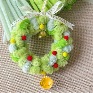 64 pezzi di plastica per scovolino in ciniglia gambi Kit artigianale per fiori artigianali con ghirlande di Natale Set Tutorial regalo per bambini adulti - Product Image 5