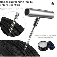 Kit de Herramientas de Reparación de Neumáticos de Coche y Motocicleta de Metal de 68 Piezas, Compatible con Aspiradoras OLIVER, Portátil, 1250g, 1 Año de Garantía