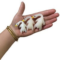 Pendentif canard rôti en plastique à couleurs changeantes pour voiture, accessoire créatif pour sac à dos, décoration mignonne pour sac, populaire pour l'intérieur de la voiture