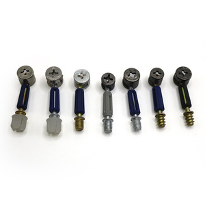 Conector 3 en 1, cerradura de rueda excéntrica de 10-12 mm, herrajes para muebles de aleación de zinc, fácil instalación, estilo moderno y sencillo - Product Image 2