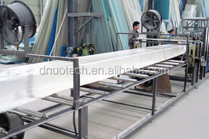 Ligne de production de panneaux de toiture en fibre de verre monocouche, de canaux d'eau et de gouttières en composite FRP - Product Image 2