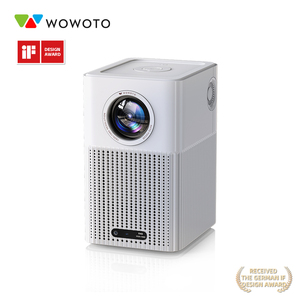 Wowoto Mới Nhất BL14 4K Android Chiếu Rạp Hát Tại Nhà Với Hifi Chế Độ Loa LED Mini <span class=keywords><strong>LCD</strong></span> Không Dây Chùm Máy Chiếu - Product Image 2