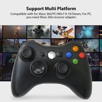 Manette de jeu sans fil 2,4 G à effet Hall turbo réglable, compatible multiplateformes pour PC