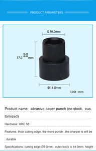 แผ่นเจาะกระดาษแบบกำหนดเองความสูง17มม.,ที่เจาะรูใช้ตัดกระดาษแผ่นกระดานทราย - Product Image 6