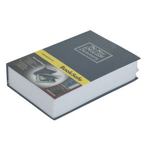 Coffre-fort livre HYYSAFE bleu avec serrure à clé, type coffre-fort à clé pour argent et objets de valeur - Product Image 2