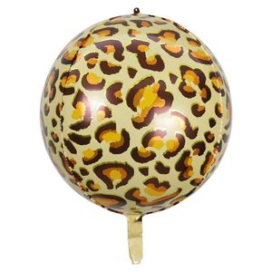 Globos Redondos de Aluminio con Estampado Animal, Diseños Surtidos, 22 Pulgadas, Decoración de Cumpleaños con Temática de <span class=keywords><strong>Jungla</strong></span>, Certificación FSC - Product Image 4