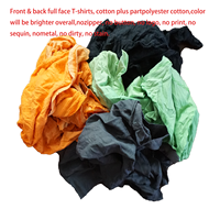 Chiffons industriels en balles de 10 kg, 100 % coton, Trapo Industrial Australie, très demandés, chiffons de nettoyage en T-shirt colorés