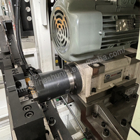 Machine de marquage, gravure et chanfreinage à double tête haute précision pour tubes et barres en acier