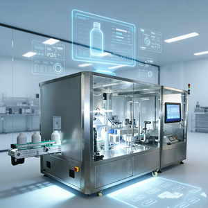 Sistema de Cámara CCD de Inspección Visual de Botellas de Plástico de Alta Velocidad, Máquina de Inspección de Cuerpo Completo de 360°, Protección IP55, Precisión de 0.01 mm - Product Image 3