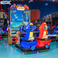 Machine d'arcade de tir Pirate Raiders pour 2 joueurs, simulateur de jeu à monnayeur pour les exploitants de salles d'arcade