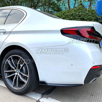 Pour BMW Série 5 G30 M-Tech 525i 530i 540i 2017+ Diffuseur de pare-chocs arrière, lèvre de spoiler, séparateur arrière, protection, accessoires de voiture