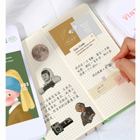 A6 planificateur hebdomadaire personnalisé/en gros, carnet de taille personnelle à couverture rigide, agenda de poche
