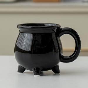 <span class=keywords><strong>Taza</strong></span> de Café de Bruja de Halloween, <span class=keywords><strong>Taza</strong></span> de Cerámica de Tres Patas, Linda <span class=keywords><strong>Taza</strong></span> de <span class=keywords><strong>Caldero</strong></span> Negra, Regalo Creativo - Product Image 6