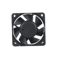 Kipas Pendingin DC 60x60x25mm Aliran Udara Tinggi Plastik Elektrik OEM/ODM untuk Pendinginan Baterai Penyimpanan Energi Inverter 5-24V