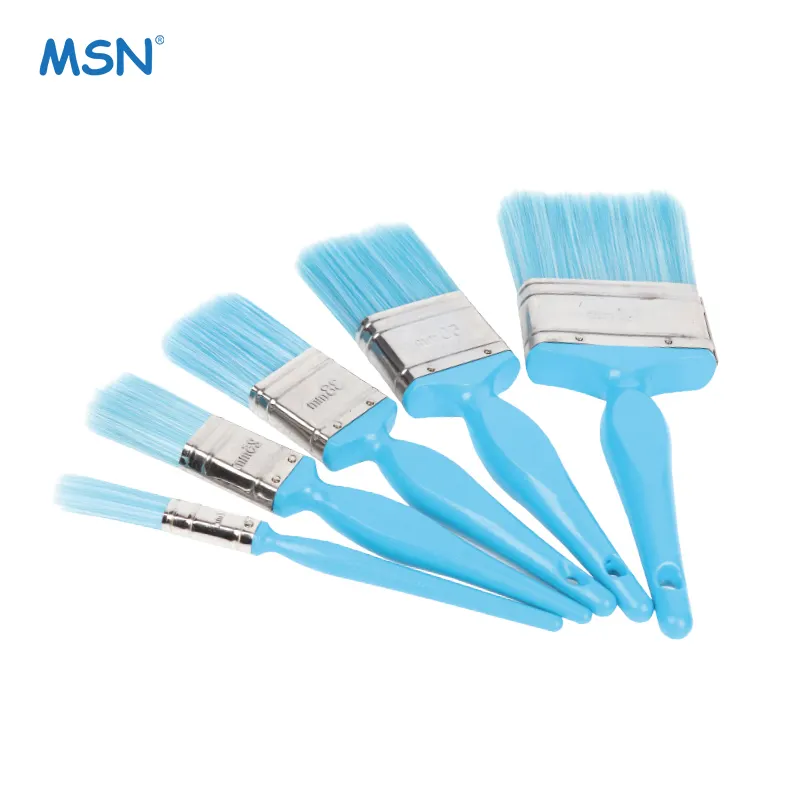 MSN Synthetic Filament Wall Paint Brushes Plastic Handle Polyester Paint Brush Paint Wall Brush