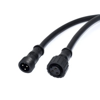 Connecteur de câble d'éclairage LED extérieur circulaire M16 mâle-femelle en cuivre, étanche IP68, 2, 3, 4, 5 broches