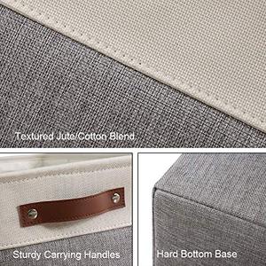 Large Foldable Storage Bin Collapsible Sturdy Cationic Fabric Storage <strong>Basket</strong> <strong>Cube</strong> <strong>With</strong> Handles - Product Image 3