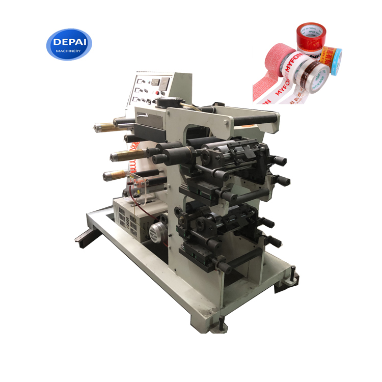 Низкая цена 2 3 вида цветов BOPP клейкая лента принтера гуммированная лента логотип флексографическая печатная машина
