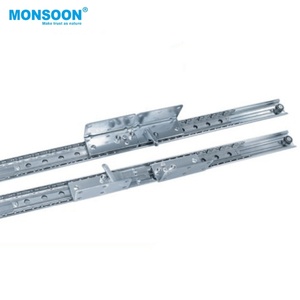 Glissières de tiroir coulissantes à montage sous plan robustes, en acier laminé à froid moderne, certifiées SGS pour appartement, hôtel, salon, cuisine - Product Image 5