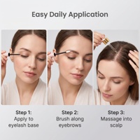 Sérum de croissance des cils testé par des dermatologues, formule aux extraits de plantes et à l'huile de ricin, résultats rapides, fabrication en marque privée, vente en gros