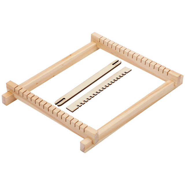DIY Hobby Weaving Craft Crochet Tool Mini Wooden Weaving Kit for Beginner