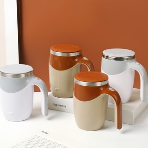 แก้วผสมอัตโนมัติปรับแต่งโลโก้ได้ มาตรฐานอาหาร ได้รับการรับรอง CE, FCA เหมาะสำหรับกาแฟและนม - Product Image 1