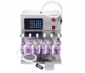 <b>Coffee</b> Milk Essential Oil Detergent <b>Liquid</b> Water Premade Bag Doypack Dosing <b>Liquid</b> Fruit Juice Spout Pouch Filling Machine - Product Image 1