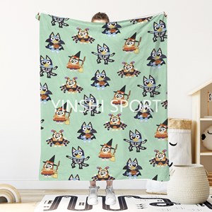 Custom simpatico cartone animato per bambini regalo in pile coperta personalizzata nome morbido e accogliente coperta per neonati - Product Image 3