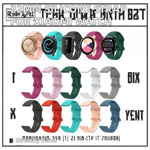 <span class=keywords><strong>Correa</strong></span> de reloj de silicona de 22mm para Xiaomi <span class=keywords><strong>Watch</strong></span> <span class=keywords><strong>2</strong></span> S1 S2 46mm 42mm Color <span class=keywords><strong>2</strong></span>/<span class=keywords><strong>Active</strong></span>/Sports <span class=keywords><strong>Correa</strong></span> pulsera transpirable goma encanto - Product Image 4