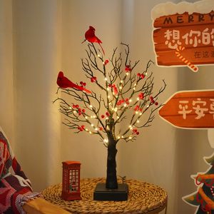 Luces de Navidad Preiluminadas con Forma de Hoja de Arce en Blanco Cálido, Doble Alimentación por Batería y USB, con Función de Temporizador, para Decoración Festiva de Interiores - Product Image 3