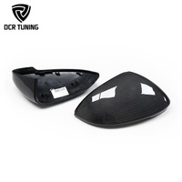 Coque de rétroviseur latéral en fibre de carbone pour VW Golf 8 MK8 ID.3 avec assistance anti-angle mort, remplacement direct de la coque de rétroviseur 2020+