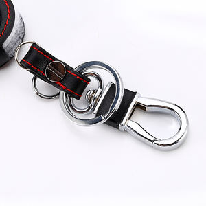 Étui à clés en cuir pour télécommande de voiture, housse de clé pour <span class=keywords><strong>Fiat</strong></span> <span class=keywords><strong>500</strong></span> Ducato Panda 500L Punto Lancia Musa pour Citroen Jumper pour Peugeot Boxer - Product Image 4