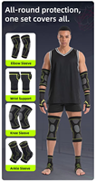 Ensemble de protections tricotées pour poignets, genoux, coudes et chevilles – Soutien articulaire pour la récupération – Hommes et femmes – OEM ODM – Vente en gros – Fournisseur d'usine