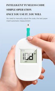Medidor de Glucosa en Sangre Portátil de Alta Precisión, Sin Codificación Automática, Dispositivo Eléctrico de Clase II Económico, Glucómetro - Product Image 6