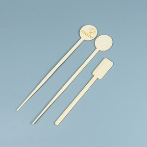 Bastoncini da tè in bambù usa e getta personalizzabili con logo, a basso MOQ, del marchio <span class=keywords><strong>San</strong></span> You, accessori per tè salutari - Product Image 1