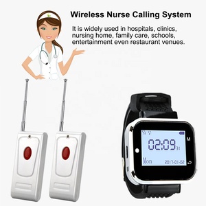 Không dây của khách phân trang hệ thống cafe y tá gọi nút với dây đeo cổ tay Receiver không thấm nước rung máy nhắn tin xem nhà hàng bệnh viện - Product Image 2