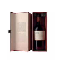 Boîte cadeau personnalisée boîte en papier de luxe brandy vin rouge logo de luxe whisky tequila flûte à champagne boîte d'emballage