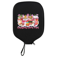 Housse de protection pour raquette de pickleball de Noël, accessoires pour raquette de tennis, cadeau