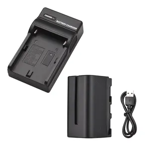 NP-F750/NP-F770 Camera Battery&Charger Kit 7.2V 5200mAh Rechargeable Battery USB Cable for SONY NP-F550 F570 F750 F770 F960 F970