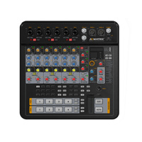 AVMATRIX SHARK S4M Commutateur vidéo SDI HDMI 4 canaux tout-en-un, mixeur audio 8 canaux, 99 DSP, streaming SRT RTMP, enregistrement pour diffusion en direct