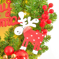 Guirnalda Navideña para Puerta, Guirnalda de Vid para Árbol de Navidad, 30cm 40cm 50cm 60cm, Fácil de Colgar, para Decoración de Ventanas de Centros Comerciales y Hogares
